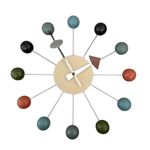 George nelson ball wall clock - wall,
